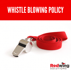 Whistle blowing policy